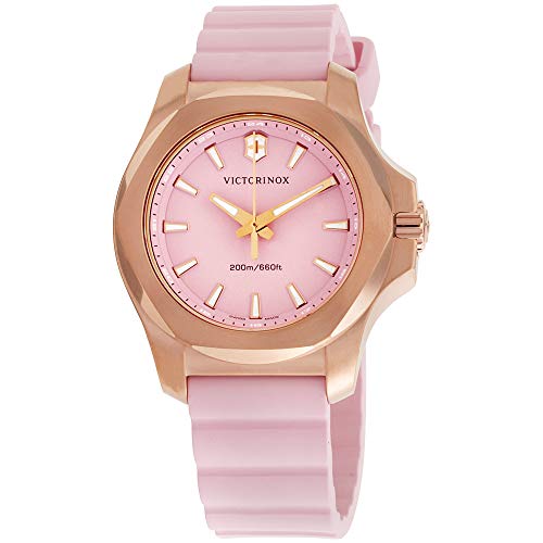 Victorinox Ladies Watch with Pink Dial and Silicone Kuwait Ubuy