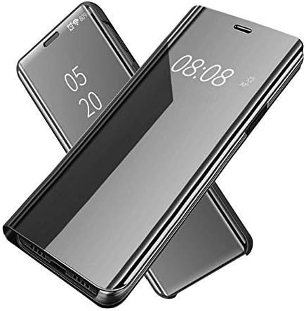 LULLABY® Clear View Electroplate Mirror Protective Leather with Glass Flip Cover for Vivo Y95