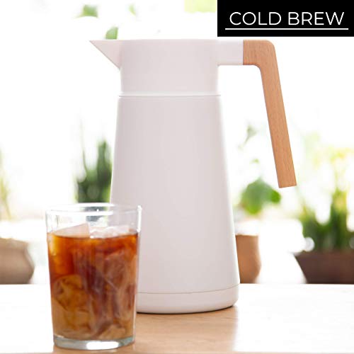 Hastings Collective Thermal Coffee Carafe 68 Oz Large Stainless Steel