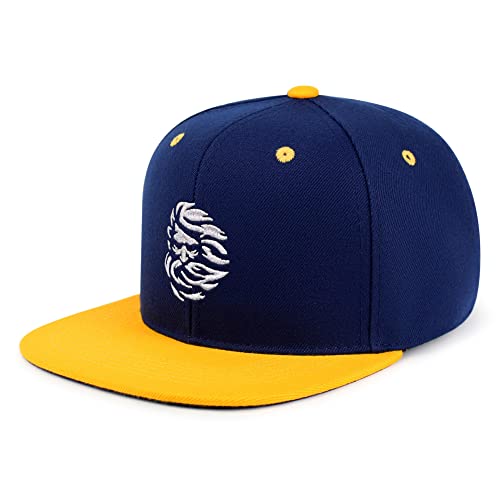 Zeus Hip-Hop Snapback Hat Embroidered Navy and Yellow Two Tone Baseball Cap Greek at Amazon