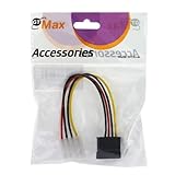 SATA 15 Pin Female to 4 Pin Male Power Connector Cable (Sata15PPin)