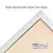 U.S. Art Supply 4 x 12 inch Stretched Canvas for Painting, 12oz Triple Primed, 6-Pack - Professional Artist Quality White Blank 3/4