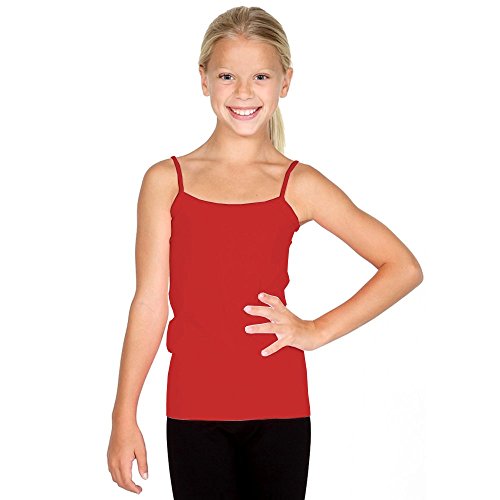 Sugarlips Girl's Seamless Camisole-Red, One Size