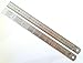 Shinwa 300 mm Rigid (25 mm x 1 mm) Zero Glare Satin Chrome Stainless Steel Machinist Engineer Ruler / Rule with Graduations in mm and .5mm Model 13013