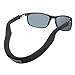 Koala Lifestyle Chums Floating Neoprene Eyewear Retainer Sunglass Strap | Eyeglass & Glasses Float | Water Sports Holder Keeper Lanyard | 2pk Bundle + Cloth, Black