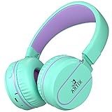Artix RS7 Sports Foldable Bluetooth on Ear Headphones with 3.5mm Cable - Turquoise
