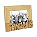 Isaac Jacobs Natural Wood Sentiments “Friends” Picture Frame, 4x6 inch, Photo Gift for Friend, Display on Tabletop, Desk (Natural, 4x6)