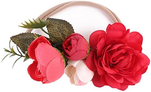 Cinhent Headband 1PC Fashion Elastic Baby Kids Handmade Flower Beautiful Decor