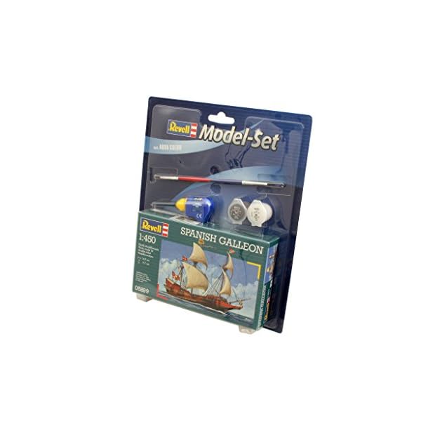 Revell Modellbausatz Schiff 1:450 - Spanish Galleon im Maßstab 1:450, Level 3, originalgetreue Nachbildung mit vielen… – Bild 7