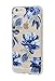 iPhone 8 Plus / 7 Plus / 6 Plus, Sonix Indigo Clear Coat Cell Phone Case (Flower, Blue) [Drop Test Certified] Sonix Women's Clear Case Series for Apple (5.5