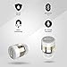 Rowkin Bit Charge Stereo: True Wireless Earbuds w/Charging Case. Bluetooth Headphones Smallest Cordless Hands-free Mini Earphones Headset w/Mic & Noise Reduction for Android & iPhone (Gold)