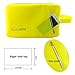 Alalimini Beach Bag Tote Waterproof Summer Large Handbags Shoes Bags Portable Travel Bags Easy to Care Clean for swimming pools,beach,gym room (yellow)