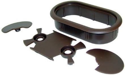 Custom Accents Oval Grommet Brown by Custom Accents