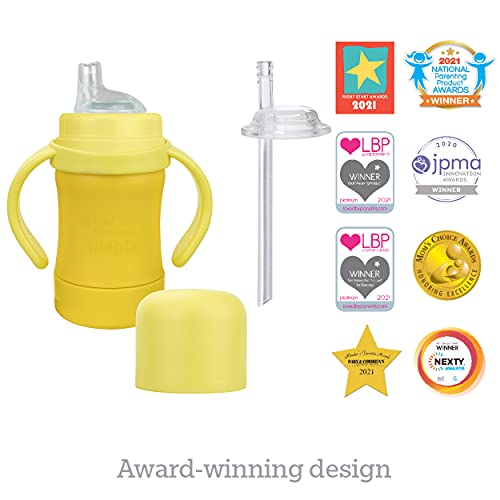 green sprouts Sprout Ware PlantPlastic Sip & Straw Cup, Includes Sippy