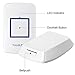FAMILOVE Smarthome Wireless Doorbell with Receiver Operating Range with 36 Extra Loud Chimes for Home Office , LED Indicator on Push Button Transmitter (WHITE 1 Button and 1 Plugin Receiver)