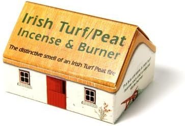 The Gifted Hand Irish Turf/Peat Incense and 1.5 inch sq Burner Plate
