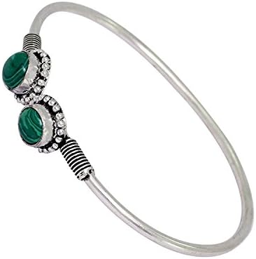 Adorelabel Silver Plated Openable Kada Bangle Cum Bracelet for Women/Girls
