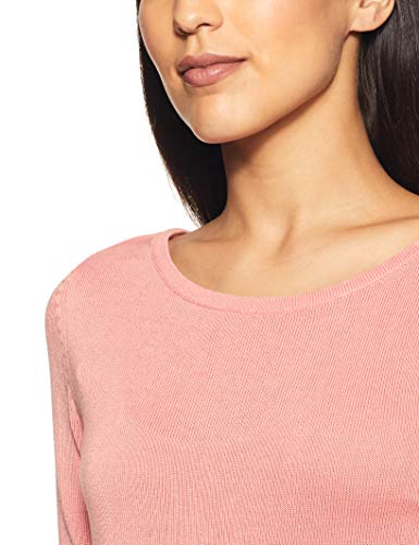 Allen-Solly-Womens-Round-Neck-Slub-TopPink