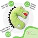 Tulatoo Dinosaur Travel Pillow - The fiercest Travel Neck Pillow and Kids Travel Pillow - Can be Used as a seat Belt Pillow for Kids, Kids car Neck Pillow, Seatbelt Pillow