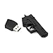 Usbkingdom 32GB USB 2.0 Flash Drive Cartoon Black Plastic Gun Shape Memory Stick Pen Thumb Drives Memorias USB Flash Disk