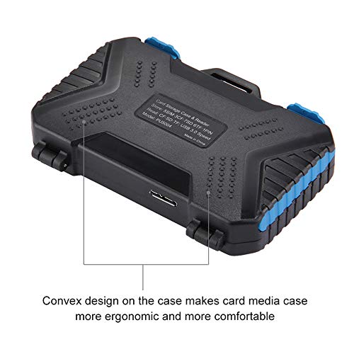 POTENCO 22 in 1 Waterproof Memory Card Case Micro SD Cards Case Pin Card Reader Storage Box SIM Holder - Thumbnail 6
