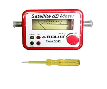 Inditrust Satellite Finder dB Meter for All DTH with 1 Current Tester