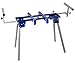 HICO UWC4000 Compact Folding Miter Saw Stand with Machine Mounts and Material Roller Supports