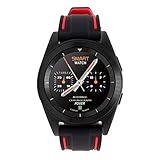 NO.1 G6 - Bluetooth Smart Watch Heart Rate Smartwatch ( Heart Rate Monitor, Pedometer, Sleep Monitor, Notifications, Sedentary Reminder, Search Device & Anti-lost for ios Android )