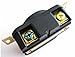 POWERTRONICS CONNECTIONS(TM) NEMA L5-20R Locking Receptacle 120V, 20A Black Electrical Outlet Receptacle