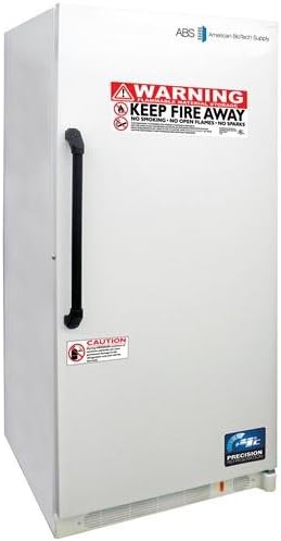 American BioTech Supply ABT-FRS-17 Standard Flammable Storage Refrigerator, 17 cu. ft. Capacity, White