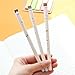 Buytra 24 Pieces Cute Cat Gel Roller Ball Pens with 0.38mm Extra Fine Point Black Ink Stationery Office Supplies Back to School Birthday Gift