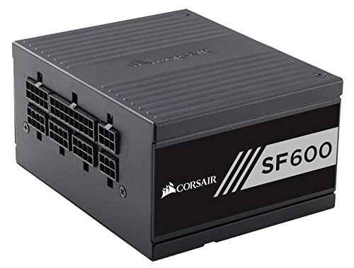 title=Corsair SF600 CP-9020105-EU Alimentatore ATX/EPS Serie SF da 600 Watt, Fattore