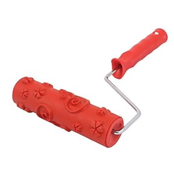 【クリックで詳細表示】ハンドル170TワットDealMux 32センチメートル長花ドットパターンペイントローラー