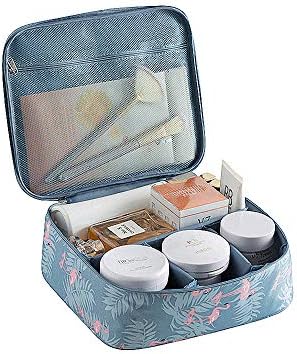 huici Travel Cosmetic Bag Toiletry Organizer Floral Makeup Pouch-Perfect for Your Cheerful Travel