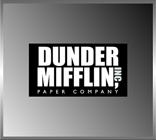 Crawford Graphix 2 Pack 2.5" Dunder Mifflin Paper Decal Bumper Sticker Car the Office Tv Show