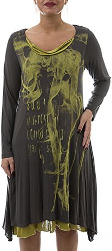 La Mouette Women's Plus Size 2-Layered Print Dress