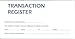 5 Transaction Checkbook Registers 2019-2020-2021 Calendars