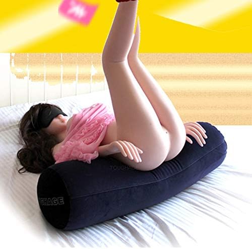 Msdep Inflatable Multi-Function Bed Pillow Headrest Waist Pillow, Inflatable Body Pillow Cushion Pillow Body Love Position Bed Head Pillow Adult Portable Couple Full Body Pillow