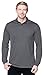Men's Moisture-Wicking Rib Collar Long Sleeve Mini Pique Polo (8 Colors, S-4XLT)