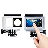 Campark Waterproof Case for Xiaomi YI 4K/YI 4K+ Action Camera, Underwater shell, Sport Camera Protective Housing Case (Touch Screen)