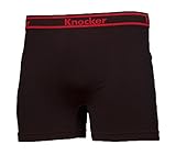 Knocker Men's Seamless Athletic Boxer Briefs Underwear 6 Pk