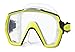 Tusa Freedom HD Scuba Diving Mask M-1001-FY - Flash Yellow