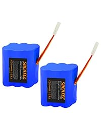 Shentec 7,2 V 4500 mAh Batería compatible con Neato XV-11 XV-12 XV-14 XV-15 XV-21 XV-25 XV Essential XV Signature Pro Robot aspiradoras Neato 945-0005 205-0001 (2 unidades)