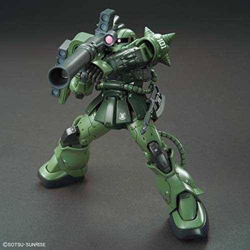 BANDAI HG 1/144 MS-06C-6/R6 ZAKU II TYPE C-6/R6 Model Kit Gundam