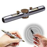 WaterLuu Hand Fidget Pen ,Gift Pen, Thinking Pen,Fidget Spinning Pen Stress Reducer High Speed - Spin Quietly - Toy Great Gift - Stress Reducer, (Silver)