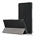 Kepuch Custer Lenovo Tab 4 8 Plus TB-8704V Case - Ultra-Thin Custer PU Leather Case Shell Hard Case Cover for Lenovo Tab 4 8 Plus TB-8704V - Black