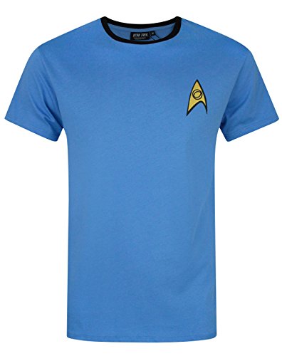 Star Trek Official Gift Mens Science Medical Uniform T-Shirt XL