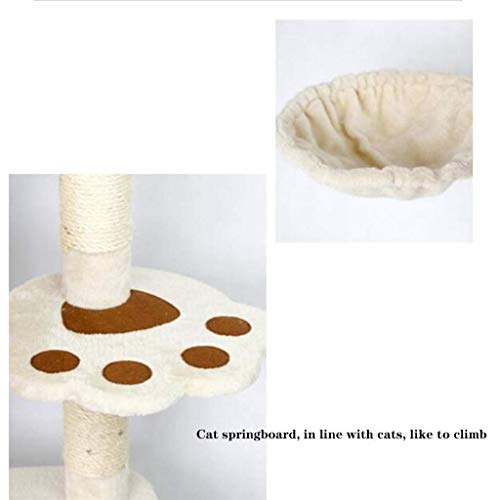 FTFDTMY-Mehrschichtiger-Katzenkletterrahmen-groer-Kratzbaum-im-Innenbereich-Einteilige-Katzenhaus-Sisal-Sule-Katzen-Sprungplattform-Farbe-C