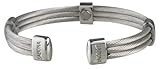 Sabona Trio Cable Magnetic Bracelet (Stainless, Large /7.0)