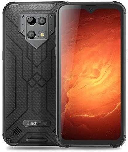 Blackview BV9800 IP68 Rugged Smartphone Unlocked - 48MP+16MP, 6GB+128GB Helio P70, Android 9.0 Waterproof Outdoor SIM Free Mobile Phone, 6580mAh Battery, QI Wireless Charge NFC GPS Dual SIM (Black)